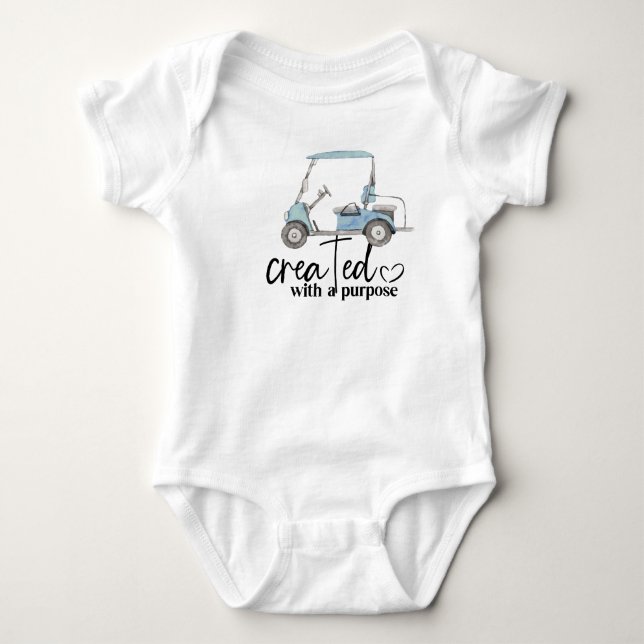 Body Cadeau de golf pour Baby shower Golfer Golf Panier (Devant)