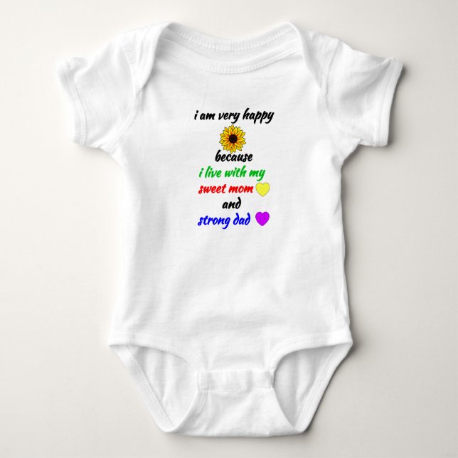 Body Cadeau pour nouveau-né Garçon Fille - Famille Mama (Devant)