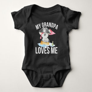 Body Cadeau pour petits enfants - Mon grand-père m'aime