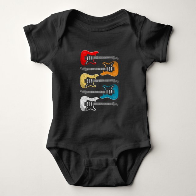 Body Cadeau Vintage pour guitaristes (Devant)