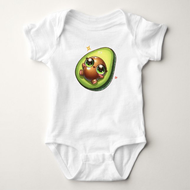 Body Cadeaux de fête de bébé douce avocat pour les tout (Devant)