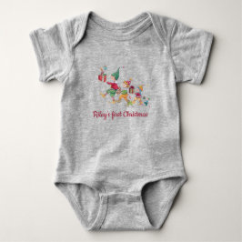 Body Cadeaux et elfes de Noël personnalisés Gris
