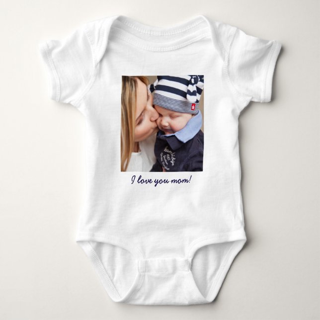 Body Cadeaux Personnalisés Pour Maman Ajouter Votre Pho (Devant)