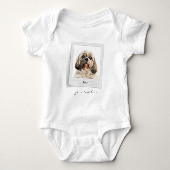 Body Cadre photo d'anniversaire personnalisé Chien (Devant)