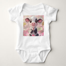 Body Calf paisible sur Lotus - Bodysuit bébé