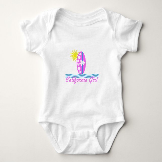 Body California Girl Pink Surfboard W/Sun (Devant)