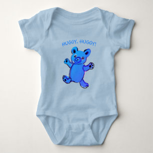 Body Câlins, câlins, ours en peluche bleu ciel
