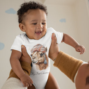 Body Camel de Noël, personnalisable