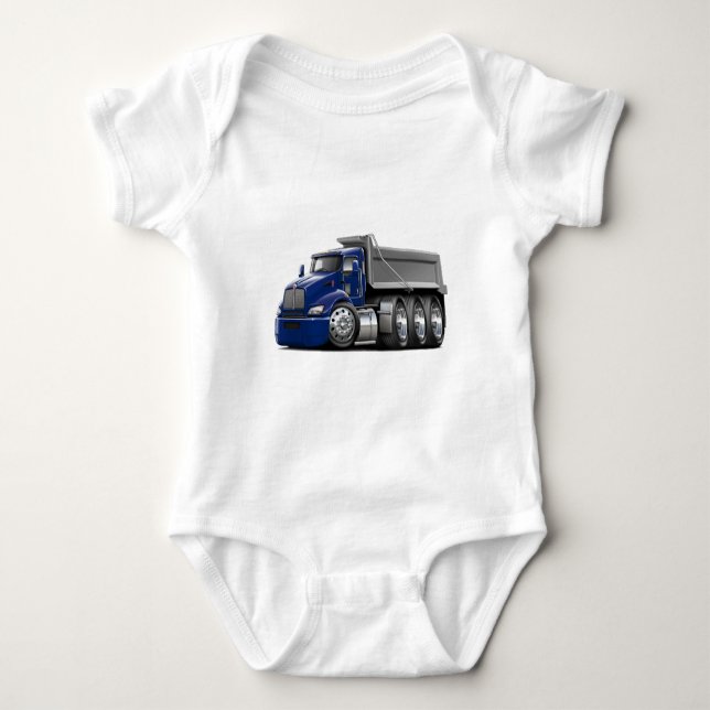 Body Camion Bleu-Gris de Kenworth T440 DK (Devant)