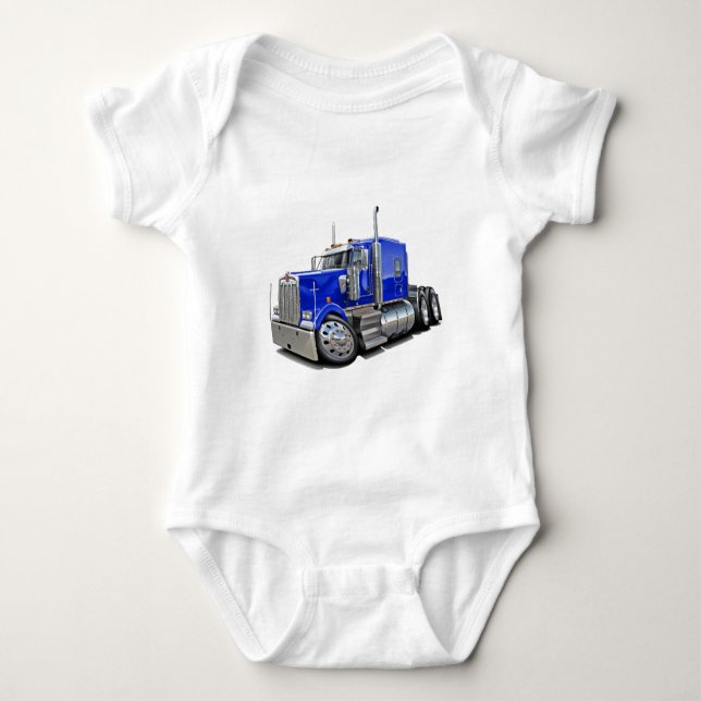 Body Camion de bleu de Kenworth w900 (Devant)