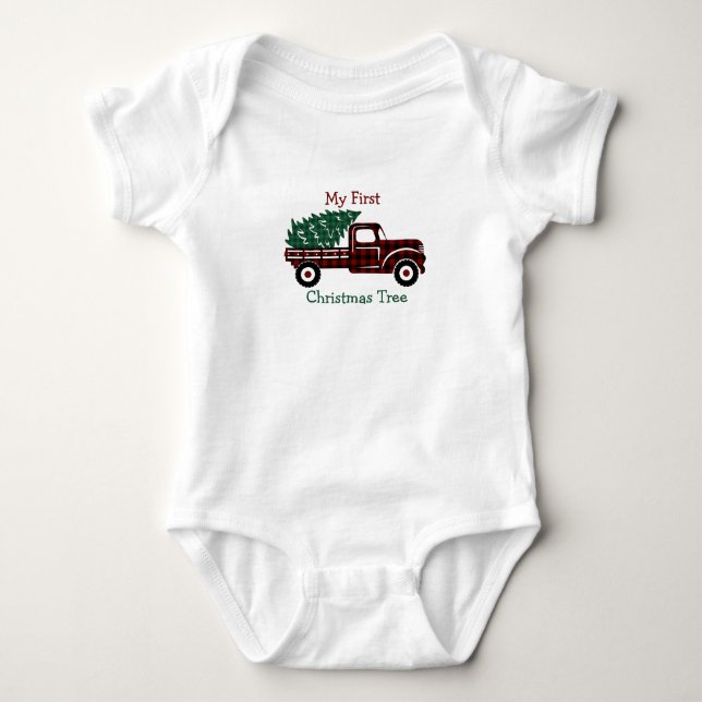 Body Camion de charpente rouge et vert modifiable (Devant)