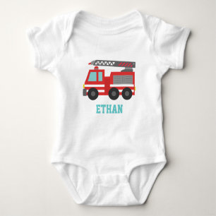 Body Camion de pompiers rouge mignon pour de petits