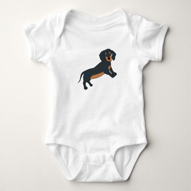 Body Camiseta Dachshund (Devant)