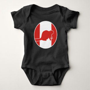 Body Canada Beaver Canadian National Animal Flag