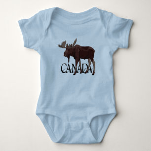 Body Canada Moose Baby Rompers Baby Canada Souvenirs
