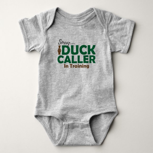 Body Canard de bébé chassant la chemise de combinaison (Devant)