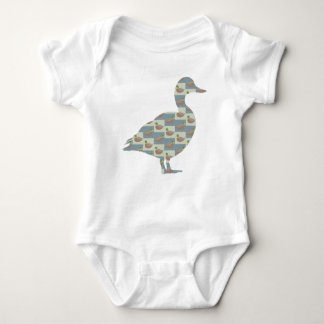 Body Canard debout avec Motif diagonal Mallard Duck