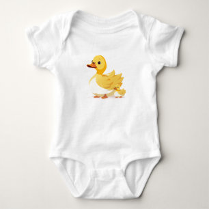 Body Canard mamma et canard bébé, animal de ferme migno