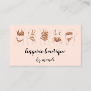 Body Care Logo QR Code Bikini Underground Shop Visitenkarte