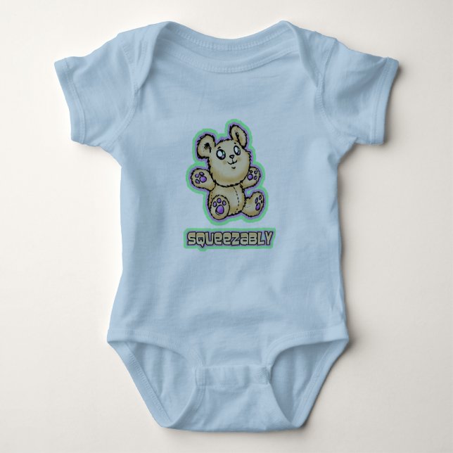 Body Caricature de l'ours en peluche Squeeze Me (Devant)