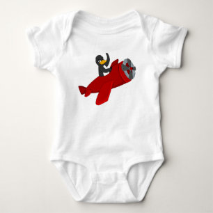 Body Caricature en pingouin volant