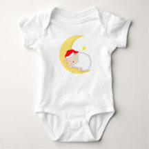 Caricature les petits moutons dorment sur la lune 