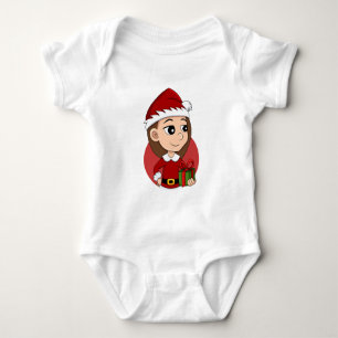 Body Caricature pour fille de Noël