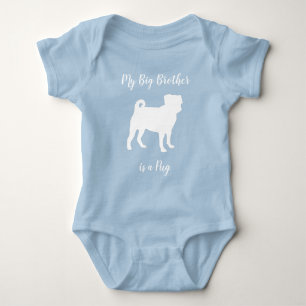 Body Carlin Chien Baby shower Chien bleu Chiot garçon