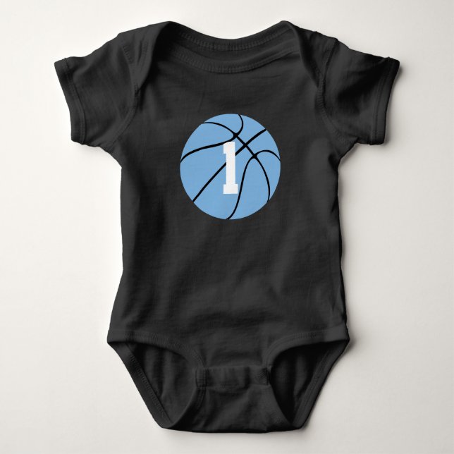 Body Carolina Blue Basketball Jersey Numéro Baby (Devant)
