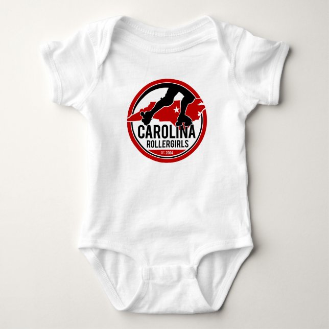 Body Carolina Rollergirls Baby Jersey Bodysuit (Devant)