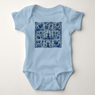 Body Carreaux Delft Cute Baby Bodysuit