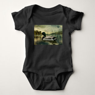 Body Carte postale Patinée vintage Mallard Duck