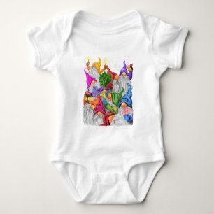 Body Cartographie de Noël Gnome Party Bodysuit bébé