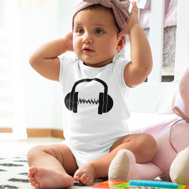 Body Casque DJ Baby, Costume pour bébé Hipster Baby, (Créateur téléchargé)