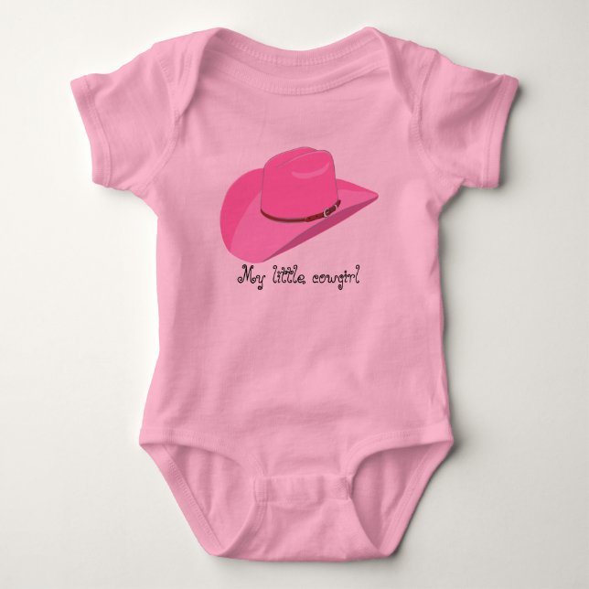 Body Casquette de cowboy rose (Devant)