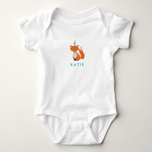 Body Casquette de la fête Cute Fox Woodland (Devant)