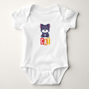 Body Cat Baby Jersey Bodysuit