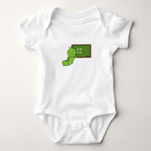 Body Caterpillar en tant qu'enseignant avec tableau noi