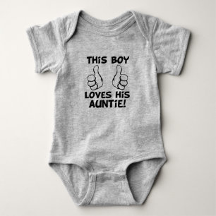 Body Ce Garçon aime sa Tante drôle petit garçon