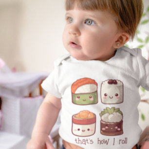 Body C'est comme ça que je roule Cute Kawaii Sushi