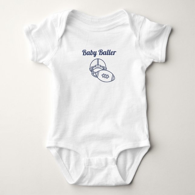 Body Chandail pour bébé Baller (Devant)