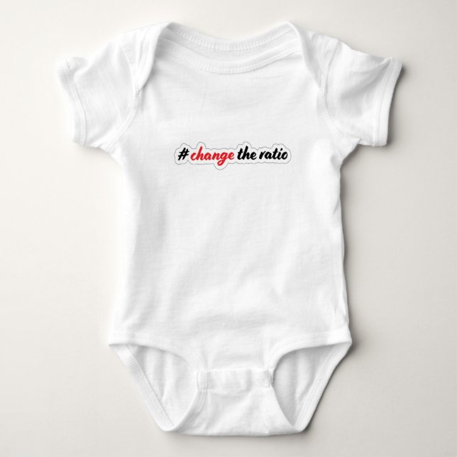 Body #changetheratio de bébé de Hackbright (Devant)
