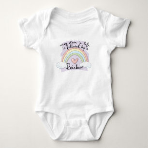 Body "chaque tempête est suivie d'un arc-en-ciel" bébé