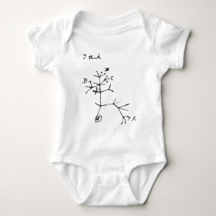 Body Charles Darwin - je pense (le noir)