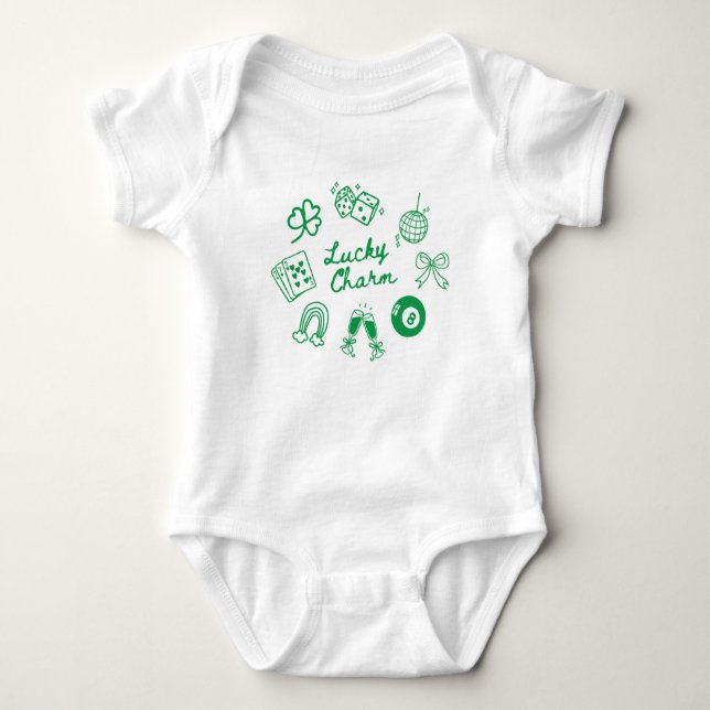 Body Charme Chanceux St Patricks Day Trèfle Chanceux (Devant)