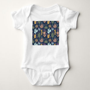 Body Charme de cactus : Vintage coloré Floral
