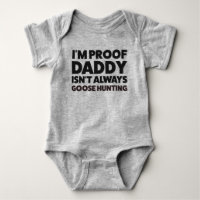 Chasse à l'oie de bébé Jersey Bodysuit Chemise