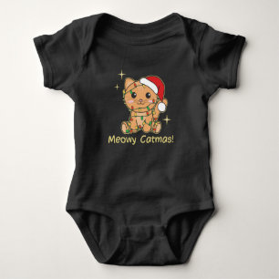 Body Chat Animaux de Noël Cute Chats Meowy Catmas