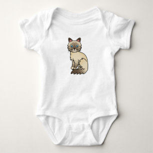 Body Chat Birman / Ragdoll au point chocolat tabby