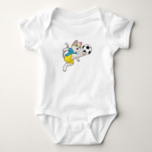 Body Chat comme joueur de football avec balle de footba